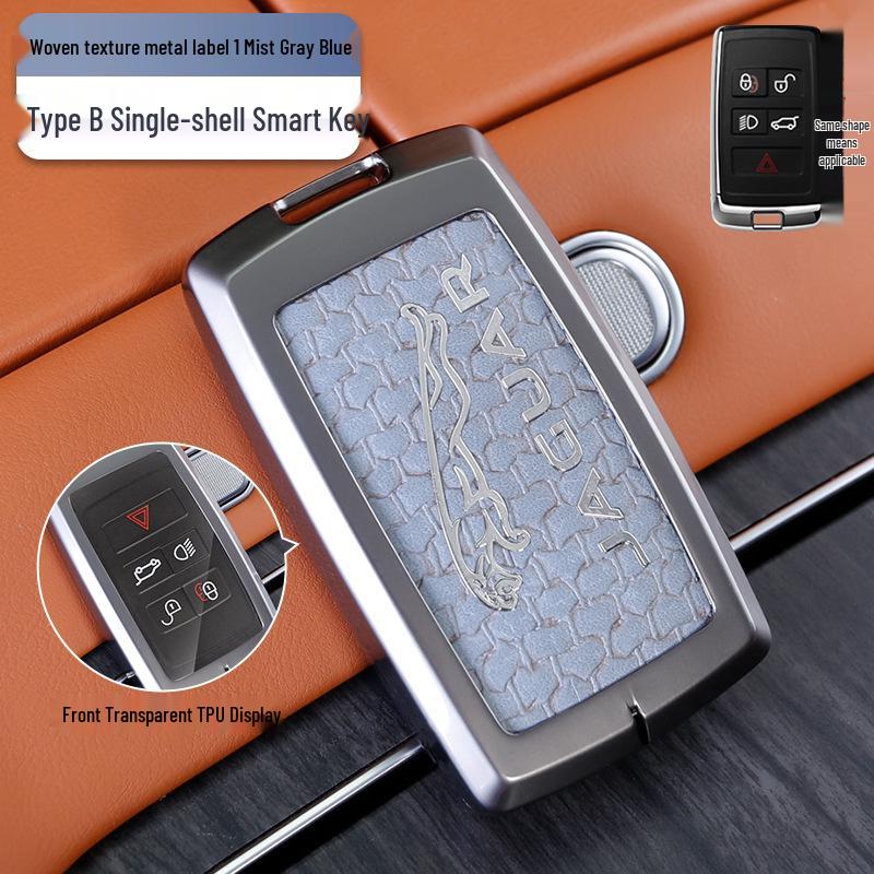 Pouzdro na klíče Jaguar XEL/XFL/F-PACE/E-PACE/F-TYPE Kovový kryt