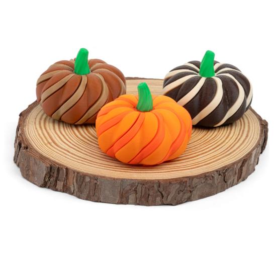 Pumpkin Spinner Decompression Toy 3D Printed Stress Relief And Anxiety Reduction Fidget Toy Smooth Spin And Stretch Sensory Toy for Office