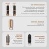 Spazzola ad Aria Calda Multifunzione 5 in 1: Asciugacapelli, Styler, Piastra per capelli, Arricciacapelli & Volumizzatore