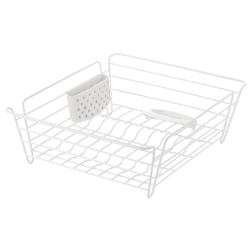 Richell Lacool Dish Drainer, White, Large, Antibacterial