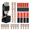 Battery Cable Lug Crimping Tool For Awg 84/0 Terminal With 20Pcs Copper Tubular Heat Shrink Tube