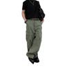 American street retro washed multi-pocket overalls men's and women's loose and drape wide-leg casual trousers tide