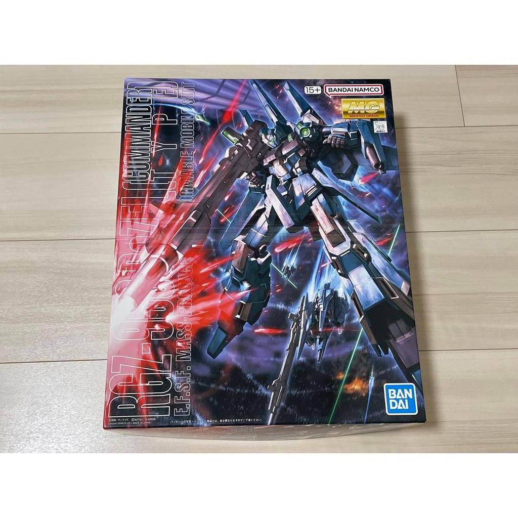 Used MG 1/100 Rezel Commander Mobile Suit Gundam UC New Unassembled RGZ-95C Gunpla Bandai