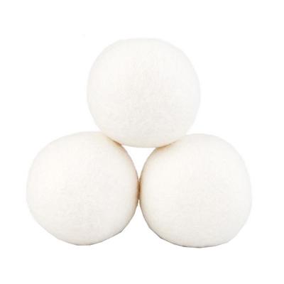 Sheep 6-Pack Premium Wool Dryer Balls Reusable Natural Fabric Softener 7CM