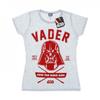 Star Wars Womens/Ladies Darth Vader Collegiate Cotton T-Shirt