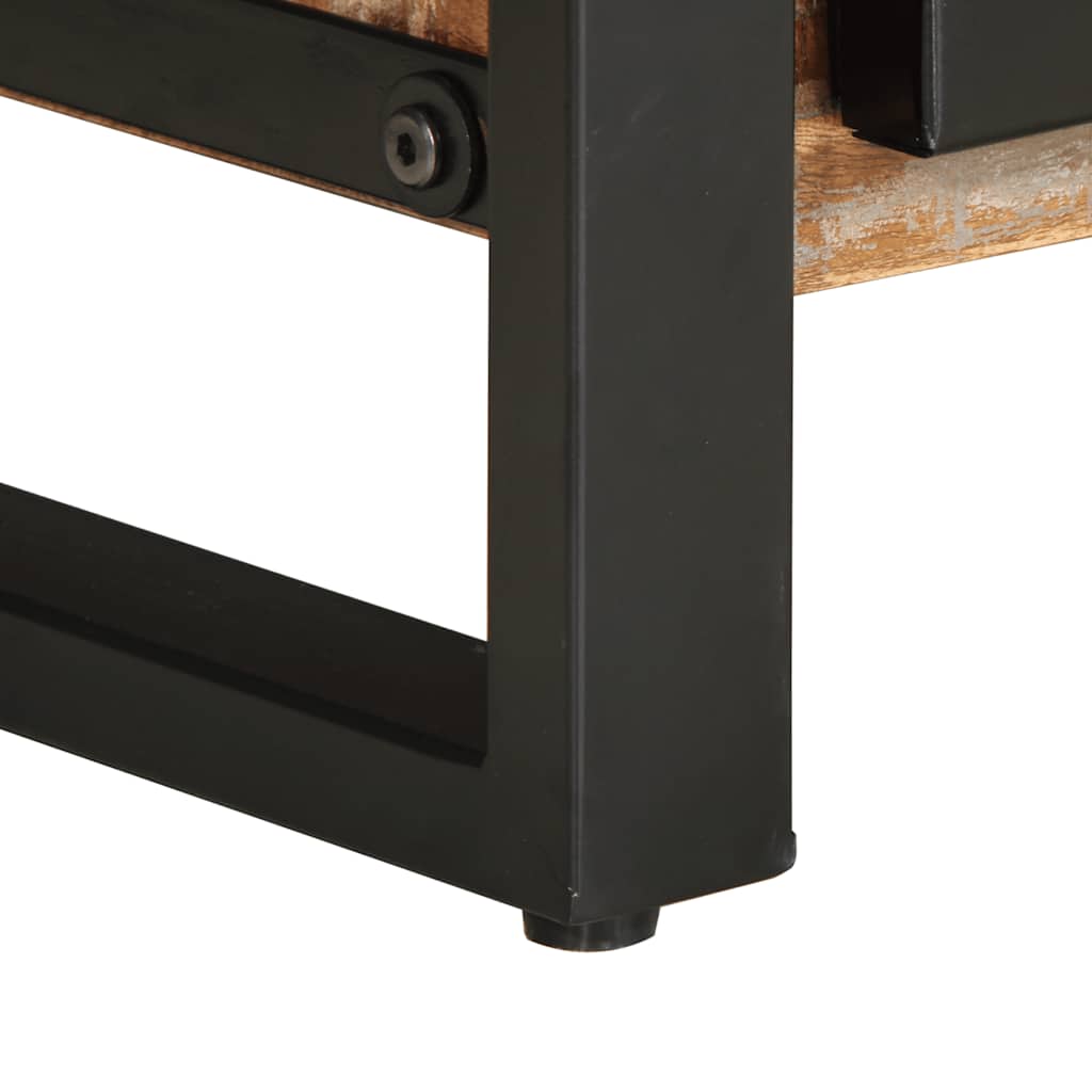 Coffee Table, Colorful, 90x50x36 Cm, Solid Reclaimed Wood