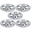 5Pcs Thicken 304 Stainless Steel Round Divided Service Plate Dinner Tray Tableware for Kid5?Section