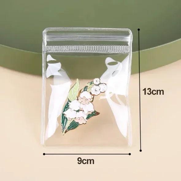 10/50Pcs Transparent PVC Bijuterii Organizator Pungi Pungi Anti-oxidare Cercei Pandantiv Colier Brățară Depozitare Suport Cutie