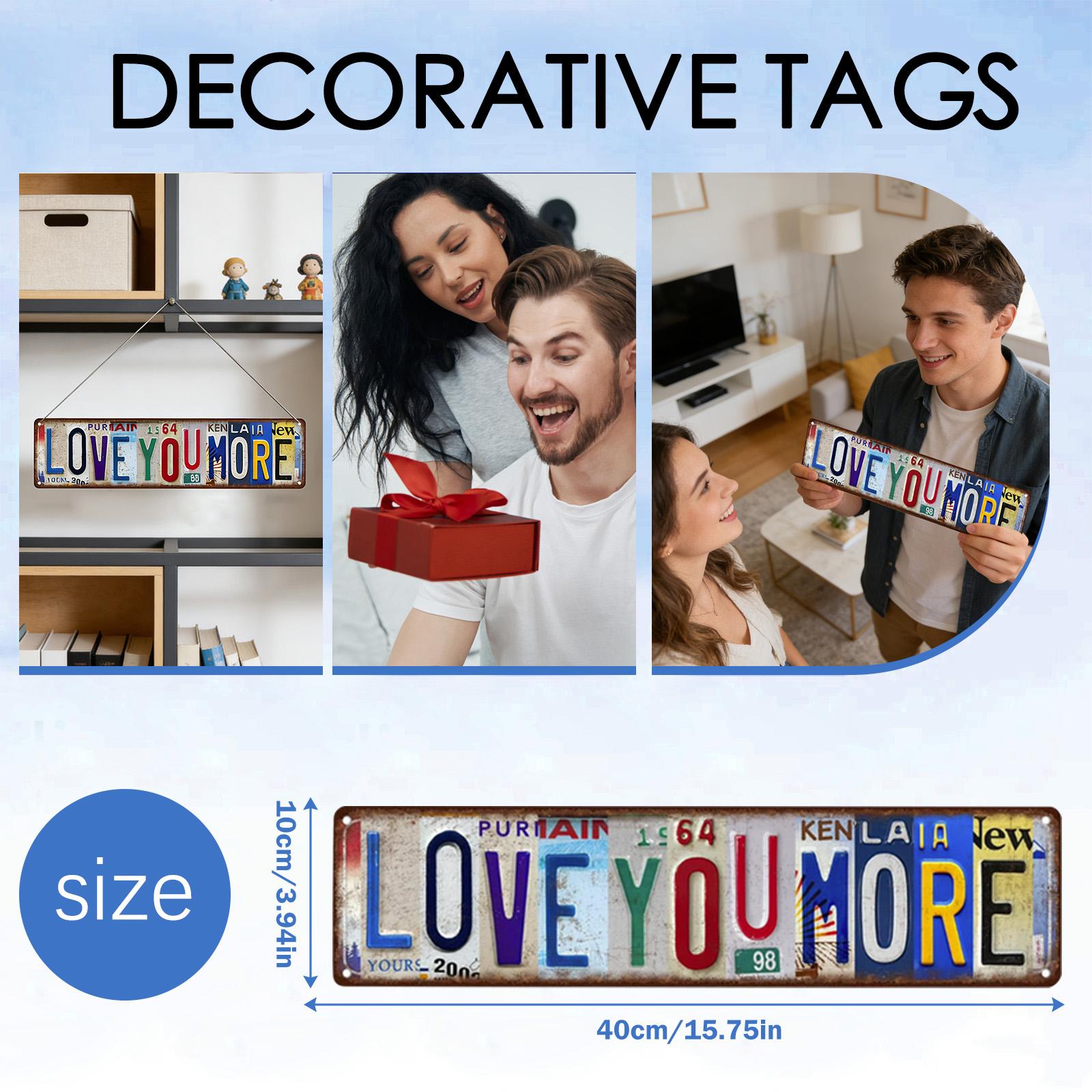 Tin Painting Bar Clothing Store Home Wall Decoration Tin Painting One Size