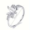 1Pc Fashion Moon Horse Eye Exquisite Fashion Ring