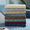 Verdickter Gesteppter Plüsch Sofabezug Einfarbig Elegant Luxuriös Samt Sofa Handtuch Stickerei Couchbezug für Wohnzimmer