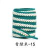 100cm Weizenstich Schnürsenkel für Freizeit-Sneaker Weiße Sportschuhe Mehrfarbig Geflochtene Flache Schnürsenkel Großhandel Pro Paar