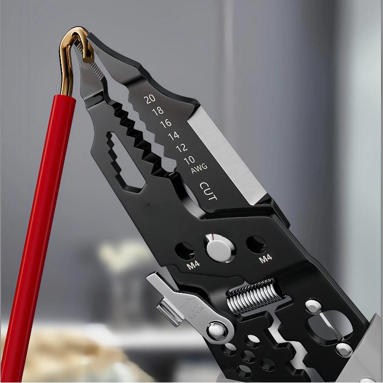28 In 1 Professional 8-inch Wire Stripper/wire Crimping Tool, Wire Cutter, Wire Crimper, Cable Stripper, Wiring Tool