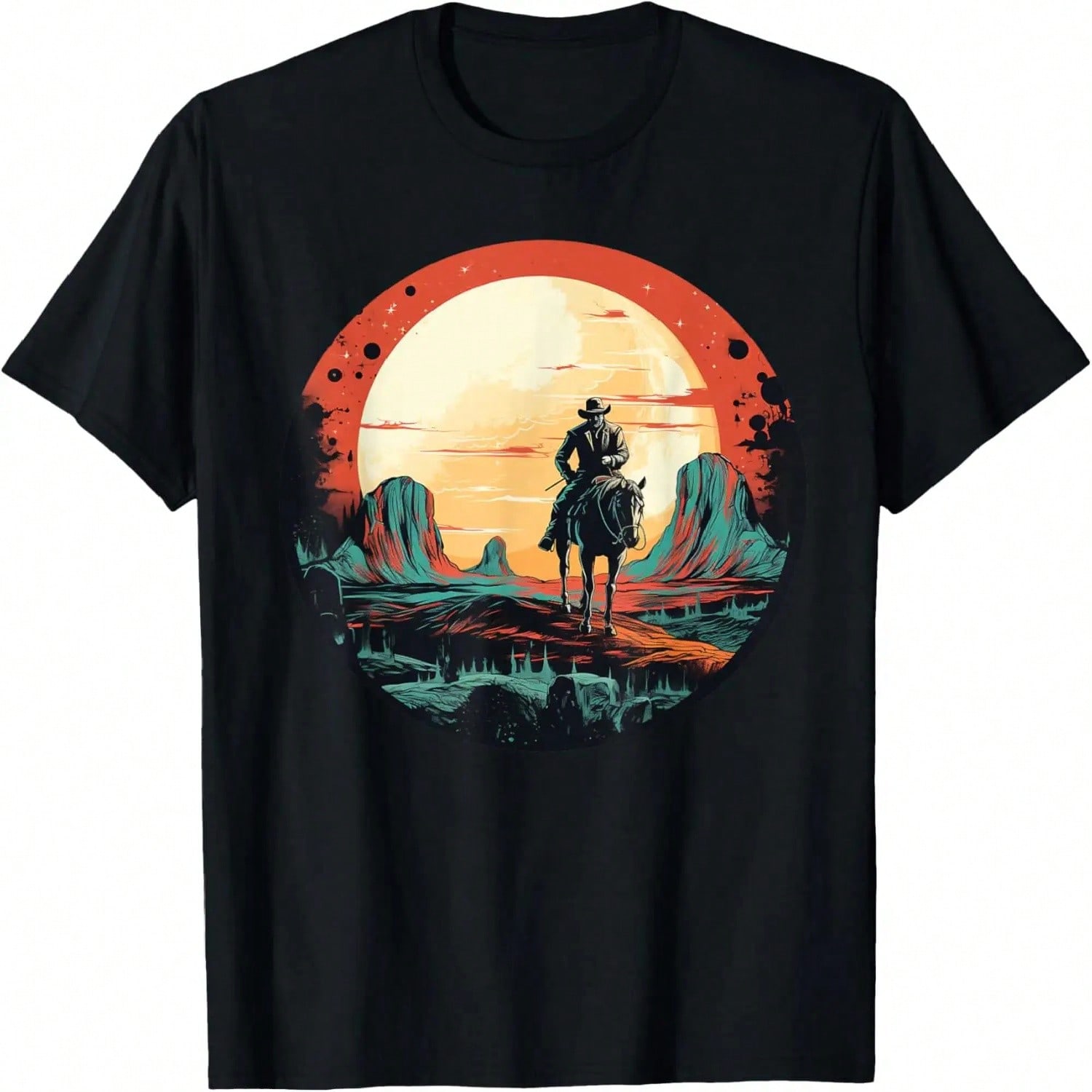 This Loves Jesus & Horses Riding Lover Rider Horse T-Shirt S разноцветный