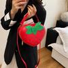 Taschen niedliche Erdbeer-Tasche Sommer 2025 neu Mori süßes Mädchen ausländischer Stil vielseitig tragbare Umhängetasche Frucht-Tasche