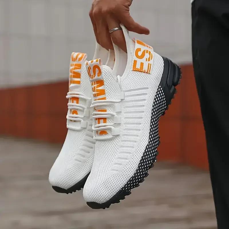 

New Men Casual Sports Shoes Breathable Lightweight Sneakers Anti-Slip Flats Outdoor Running Walking Tenis Athletic Jogging Shoes 39