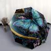 1pc Butterfly Heart Floral Artwork Umbrella with Plastic Handle,Suitable for All Seasons Home Travel Outdoor UmbrellaDD164