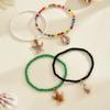 Color Soft Pottery Bracelet Ocean Wind Shell Set Bohemian Starfish Conch Bracelet Female