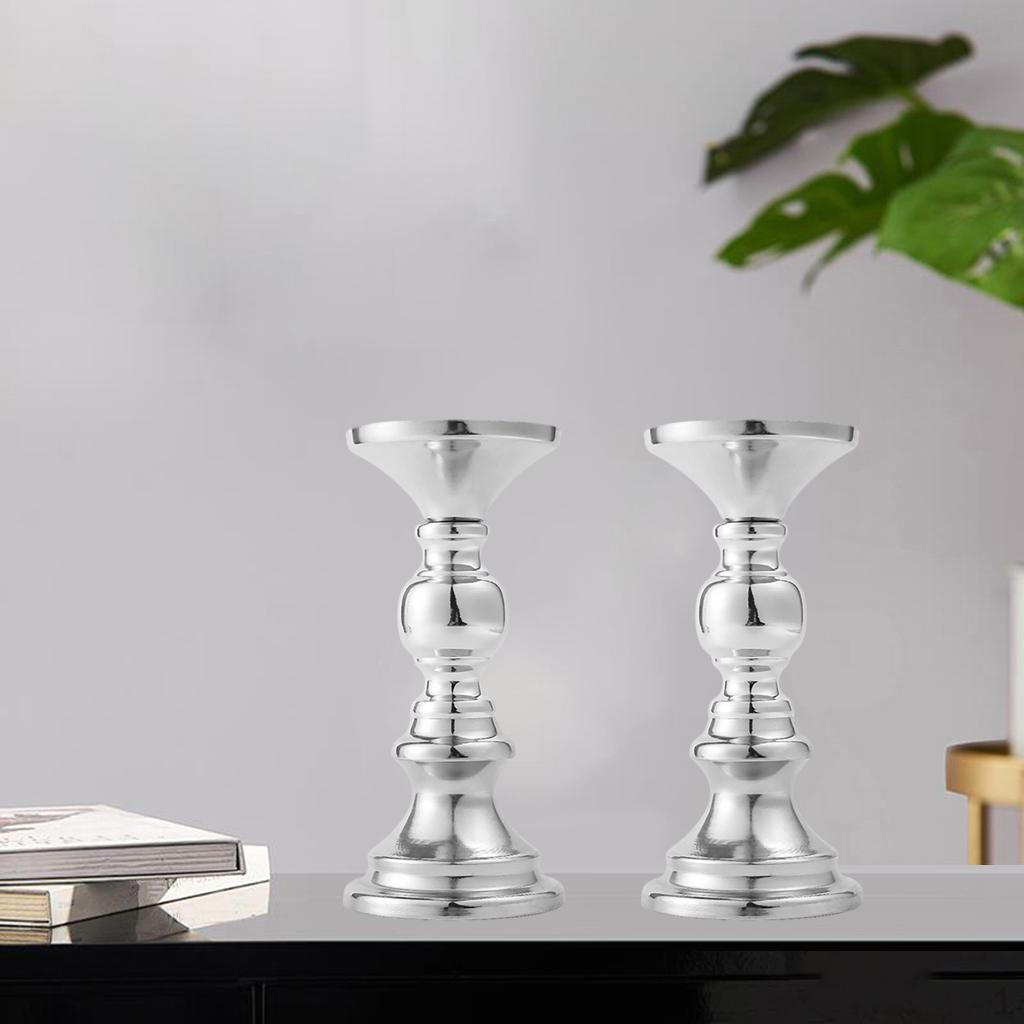 1 Pair of Vintage Candle , Tea Light Holder for Wedding, Christmas, Dining Room, Coffee Table,