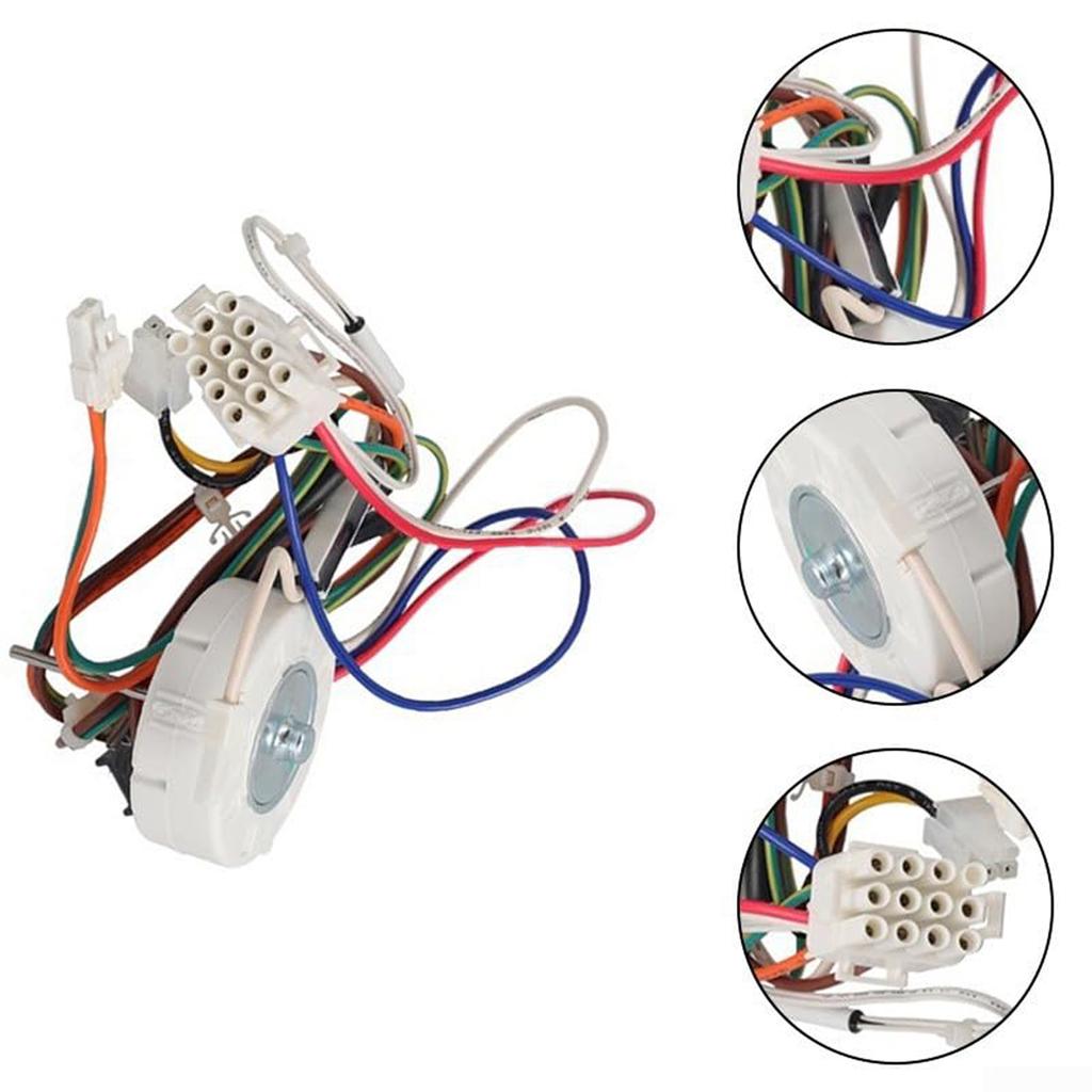 Leiser Kühlschrank Verdampfer Lüftermotor für W11402610 Gefrierschrank Ersatzteil Kühlschrank Kondensator Lüftermotor Zubehör