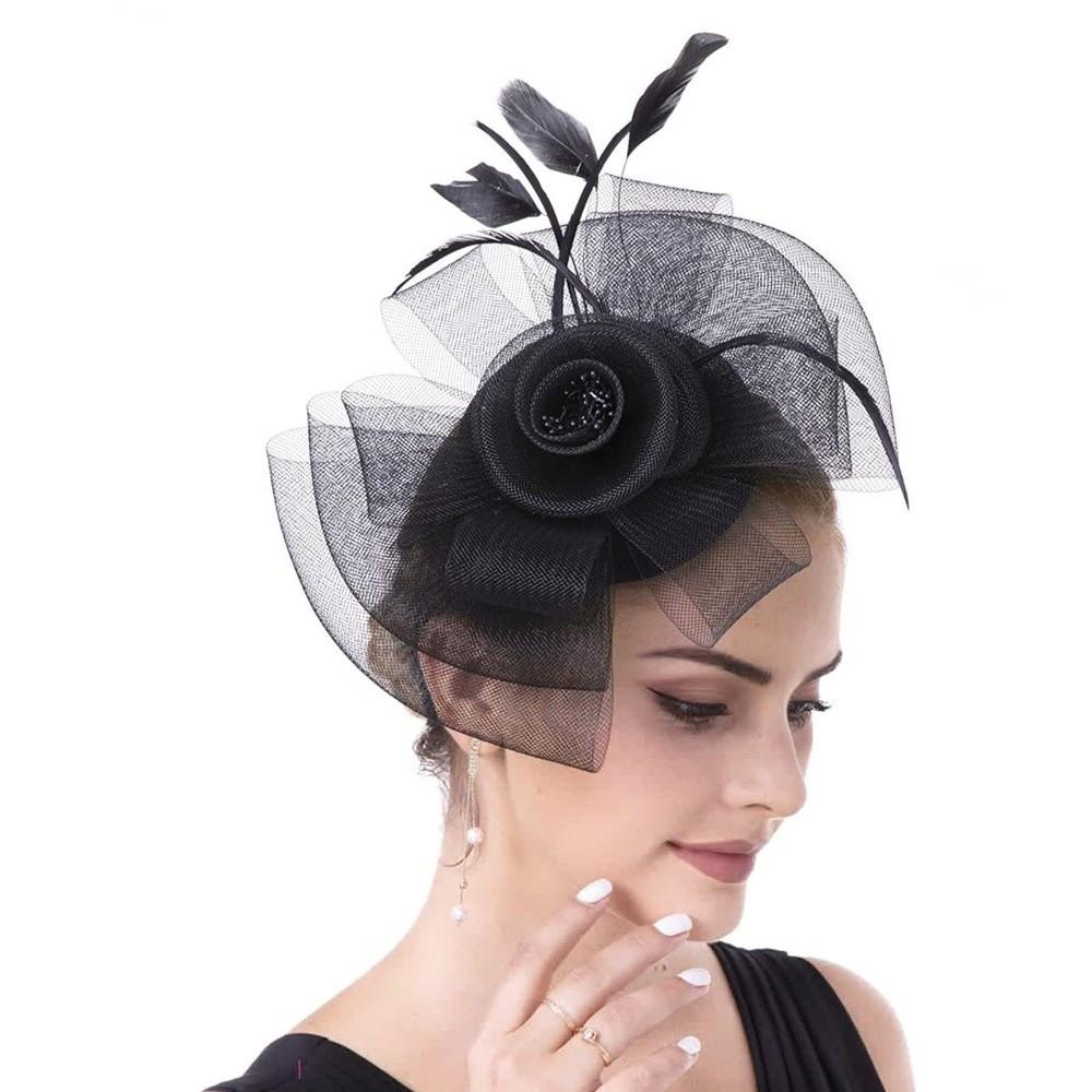 Fitas com Penas Faixa de Cabelo Acessórios de Cabelo para Noiva Faixa de Cabeça Vintage Kentucky Mulheres