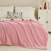 Solid Color Flannel Thin Blanket - Perfect for Office Naps, Sofa Throws, Summer Use, and as a Small Bed Sheet