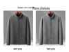 Men's Plus Velvet Cardigan: Warm, Loose-Fit Jacket for Middle-Aged and Elderly Dads
