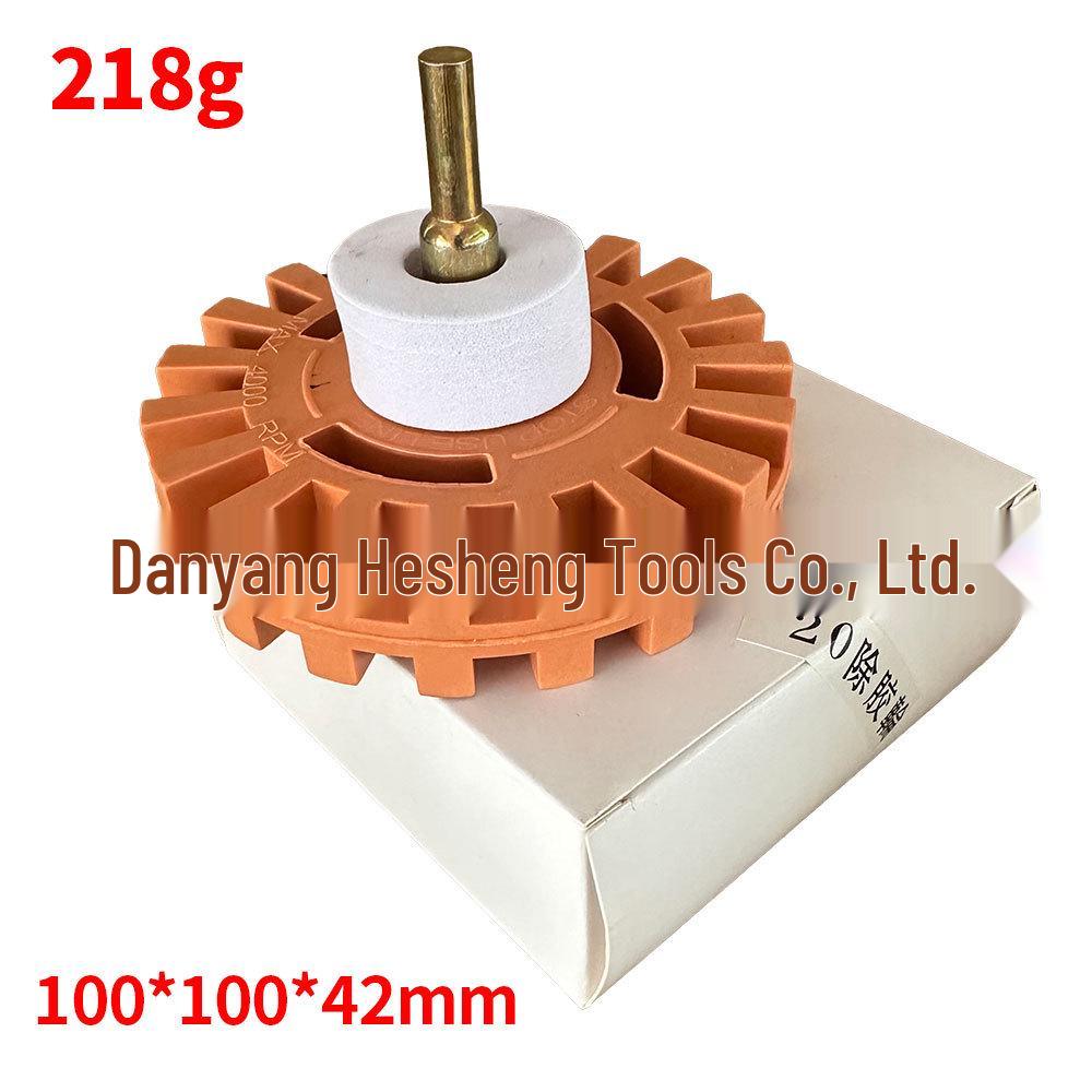 4-Inch Pneumatic Glue Removal Disc, 20MM Rubber Grinding Wheel for Tire Polishing