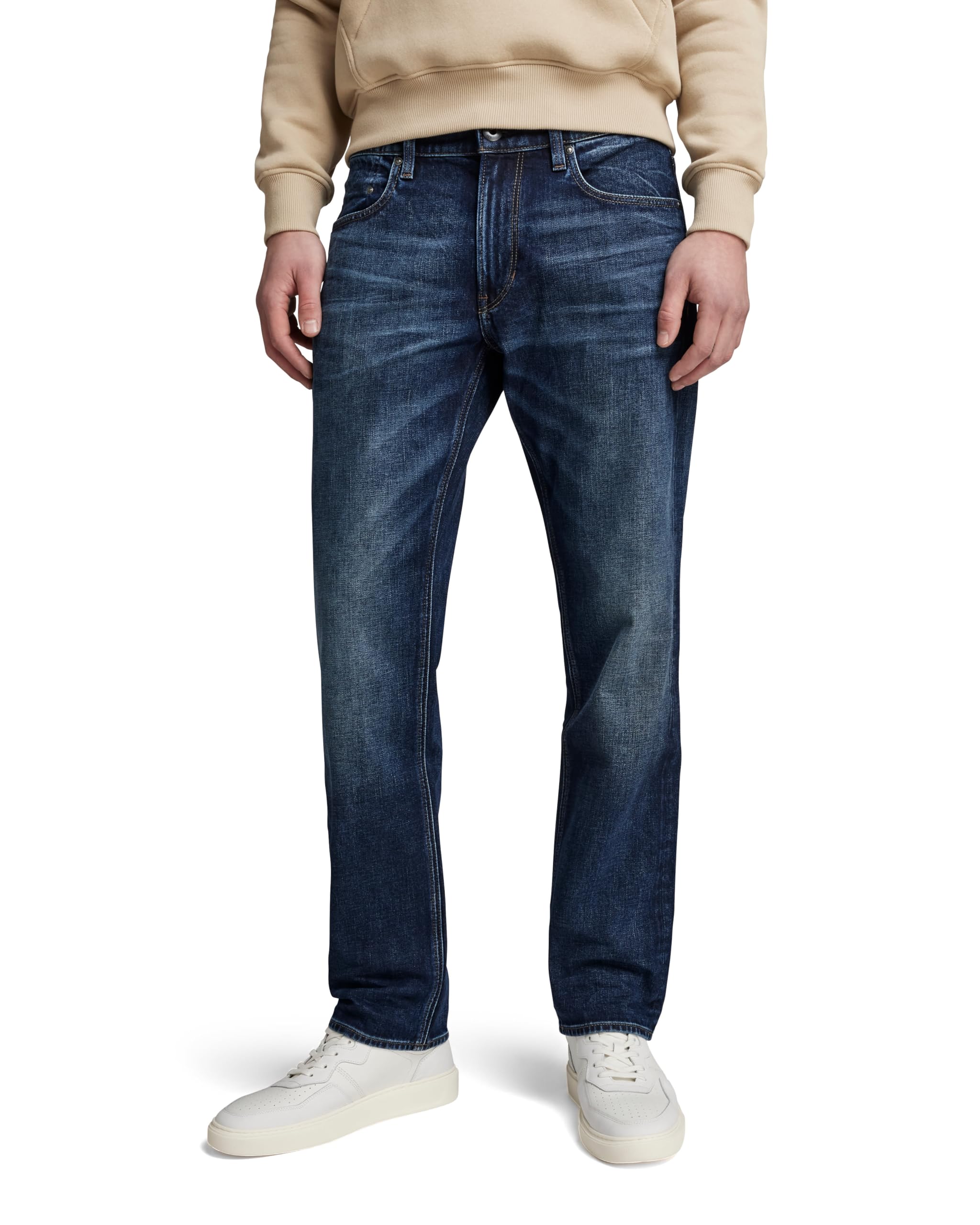 G-Star RAW Jeans Men Denim Pants Straight Fit blue Mosa Straight D23692-C052-D332-W30/L32