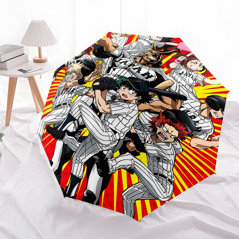 

1pc Japan Baseball Team Auto Open Umbrella, Portable Tri-Fold Design with 8-Bone Iron Frame, Outdoor for Fans, Travelers, Daily Use, Gift Idea.T019