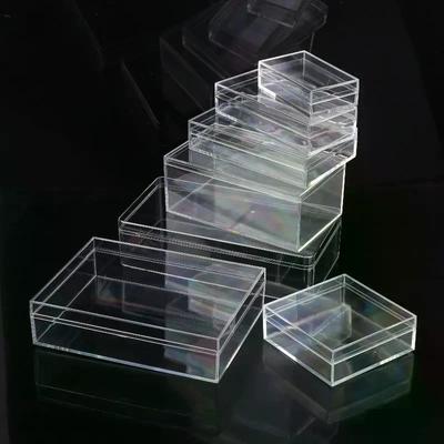 Thickened Rectangular Acrylic Storage Box High Transparency Food Gift Packaging Plant Landscaping Transparent Box