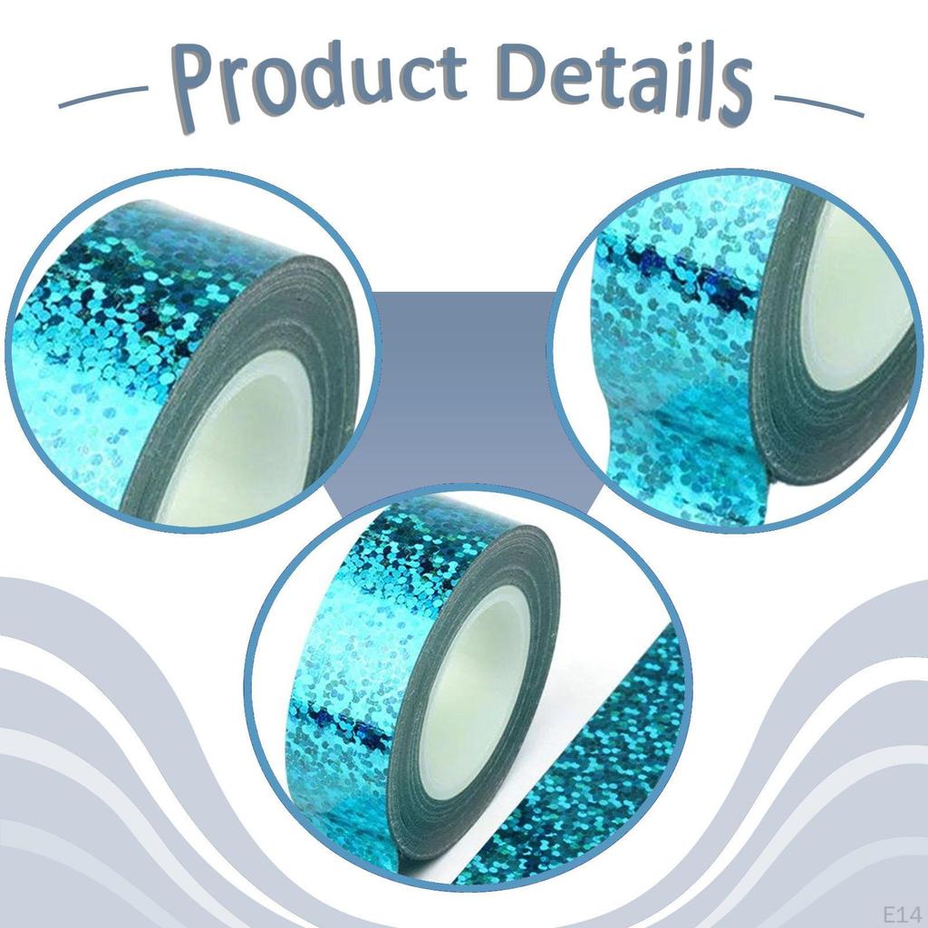 Gymnastics Hoop Tape Decorative 0.59 Inchx 5 M/ 16.4 ft Easy Application Thick 1.5 cm x M