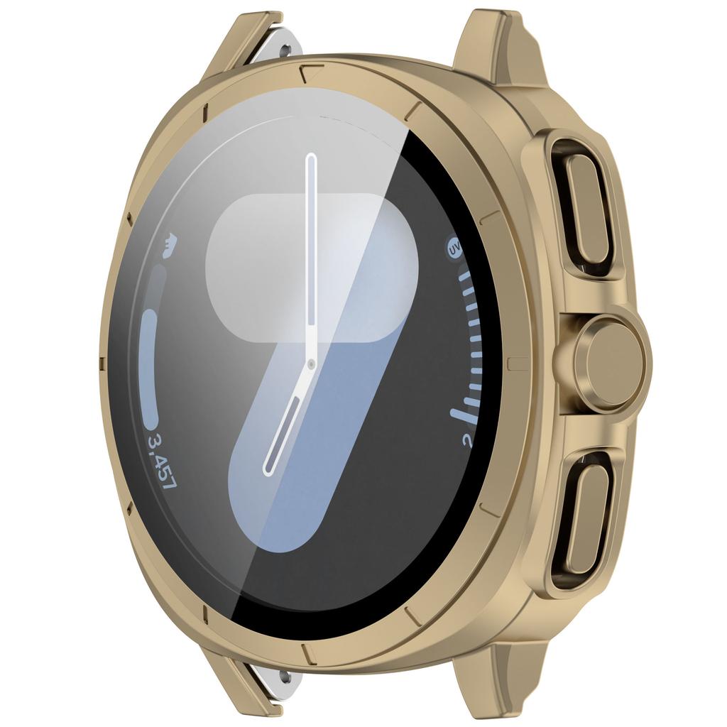 Für Samsung Galaxy Watch 7 40mm/44mm Bumper Vollabdeckung Displayschutz Stoßfeste Hülle+Displayschutz Kratzfest Fallschutz