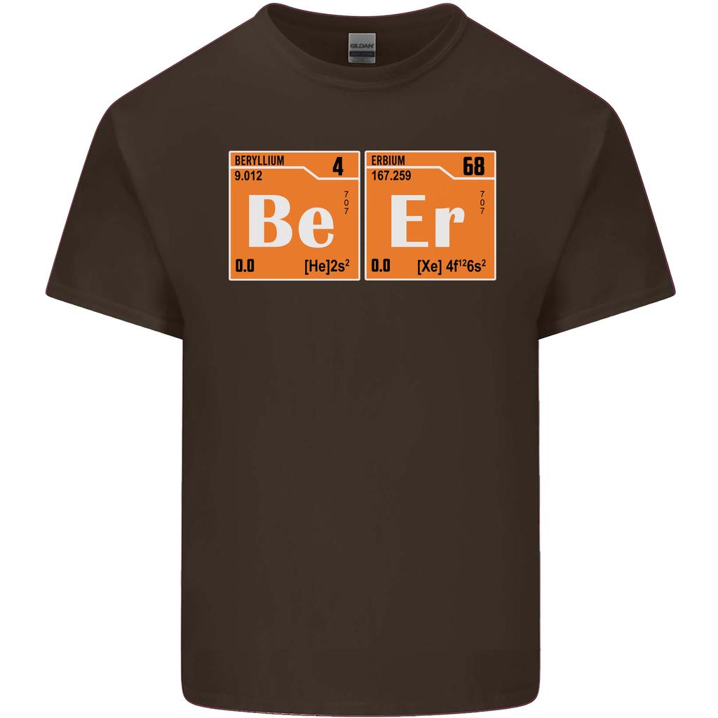 Beer Periodic Table Chemistry Geek Funny Unisexs Light Cotton TShirt