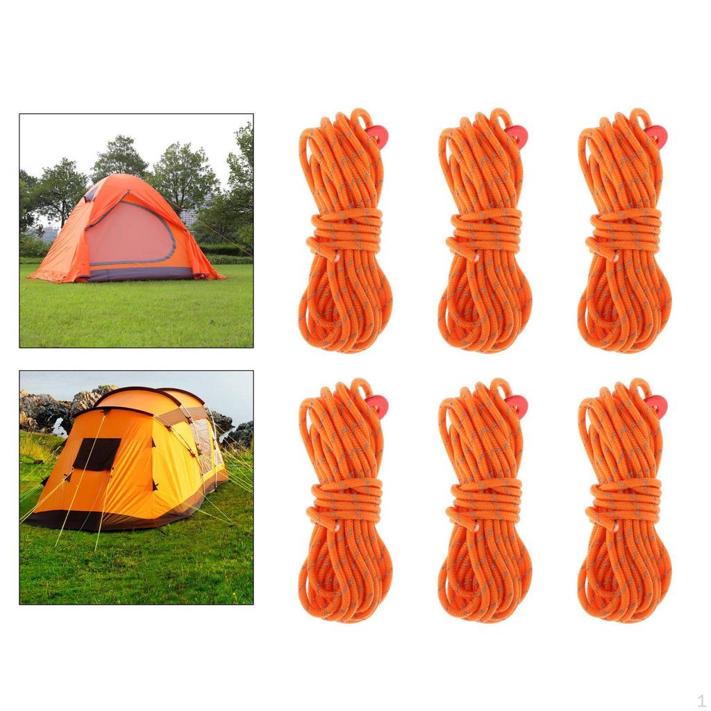 Corda Refletora para Barraca de Camping 4MM Paracord