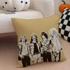 Fashion Iconic LLed ZeppelinS Rock Cushion Cover Throw Pillow Cover Hidden Button Durable Polyester Chair Cushion