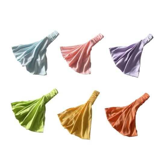 Haarband Weicher Stoff Elastisches Haargummi Einfarbige Atmungsaktives Stirnband Yoga Laufen Fitness Haargummi Tägliches Tragen