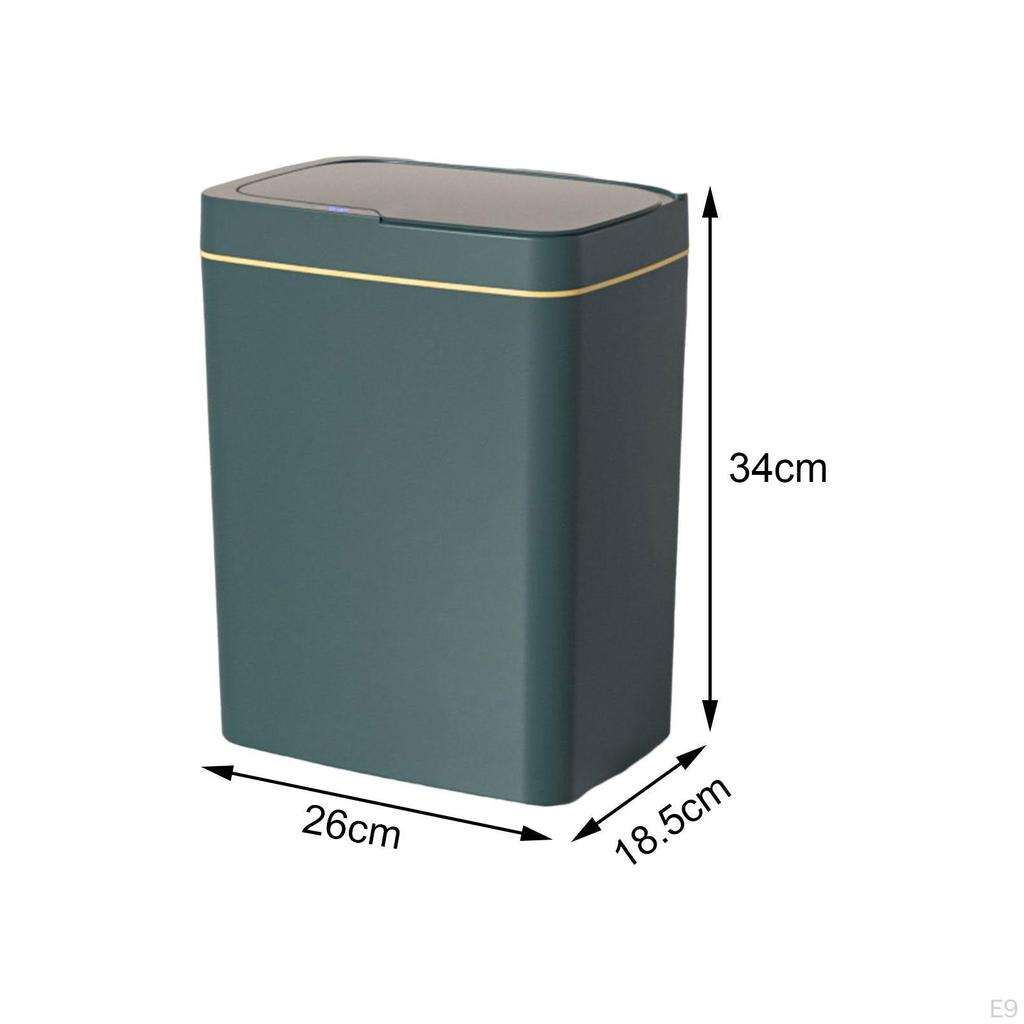 Smart Trash Can Rubbish Touchless Garbage Bin Rechargeable for Bathroom