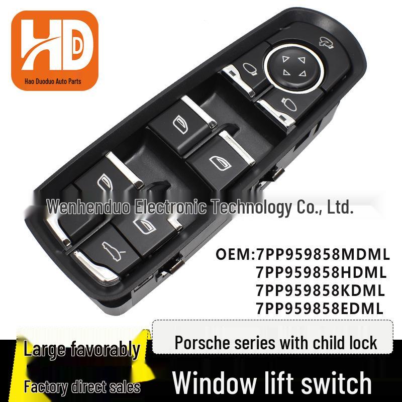 

Porsche Cayenne & Panamera Power Window Switch Button Knob 7PP959858MDML Electric