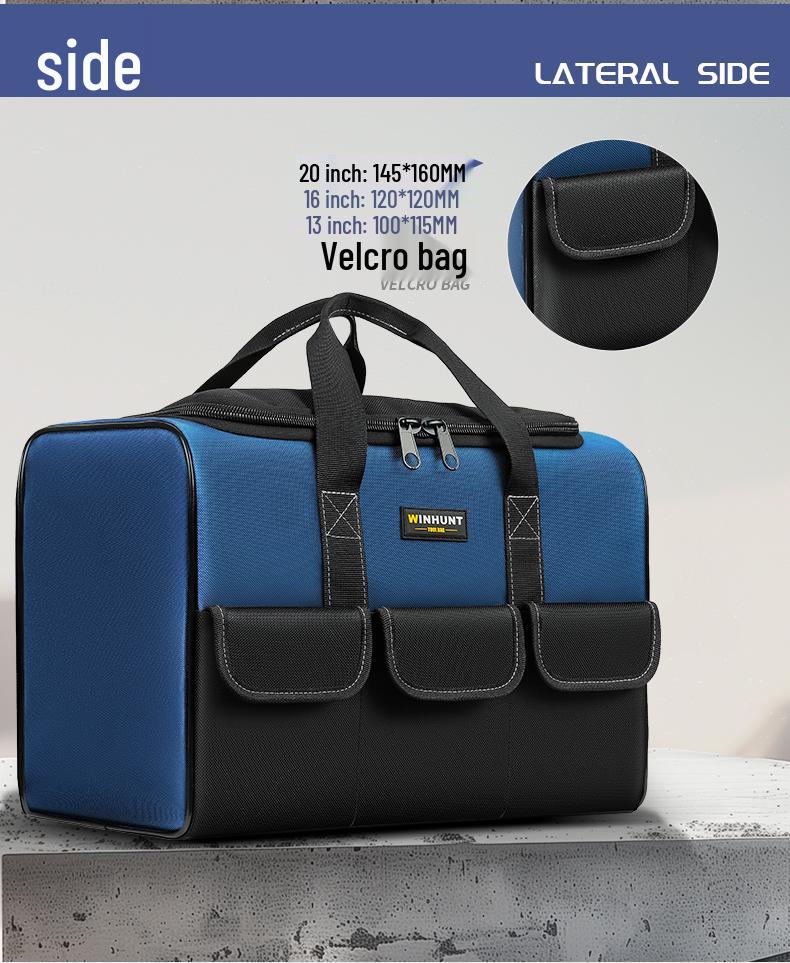 Everwinner Durable Canvas Electrician Tool Bag - Sturdy, Thickened, and Wear-Resistant