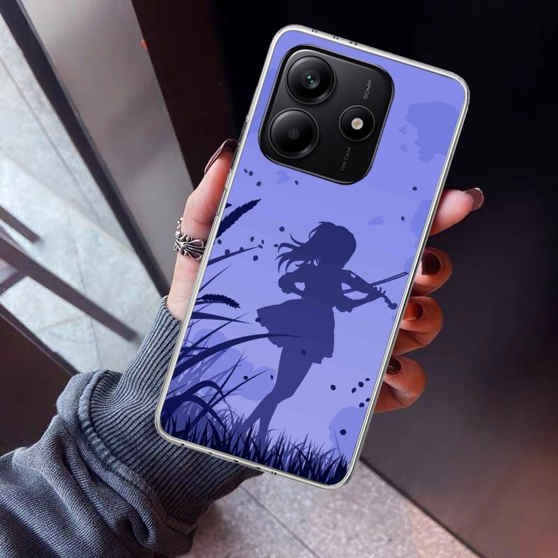 Music Violin Phone Case For Xiaomi Redmi Note 15 14 14S 13 12S 12 Pro Plus 11S 11 10S 10 4G Cover 11E 11T 5G Print Fundas Redmi