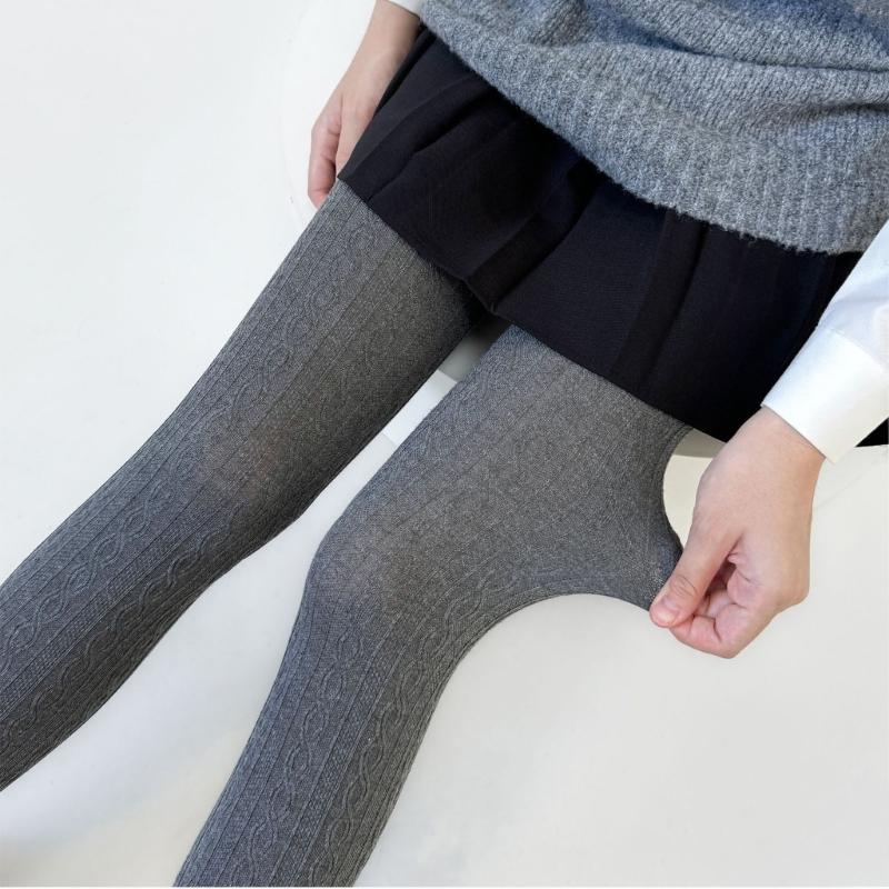 Women Japanese Twist Striped Pattern Jacquard Stockings Pantyhose Spring Fall Opaque Tights Bottoming Leggings Hosiery