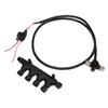 for NMEA2000 Cable with 4 Port T Connector 3A Fuse 5Pin M12 Thread 1m Long IP67 Waterproof for Lowrance Networks