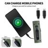 Πολυλειτουργικό Power Bank Φως Ποδηλάτου LED με Δικό του Καλώδιο Δεδομένων Υπαίθρια Ποδηλασία Δυνατό Φως