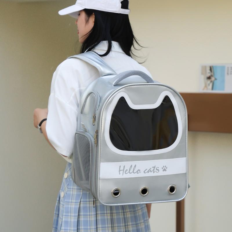 Portable Pet Carrier Backpack Cats Small Dogs - Oxford Fabric Soft Medium Hardness 25L Capacity 3-5kg Weight Range