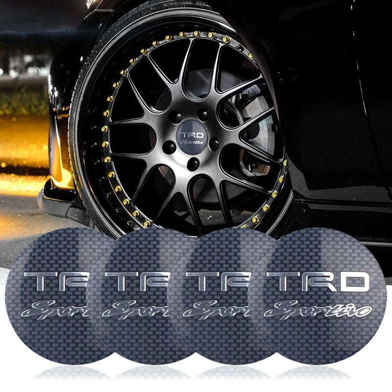 2026 Nové Pro Toyota 4ks Středová Krytka Náboje Kola Auta Hliníková Kovová Samolepka s Logem Pro Toyota Corolla Camry Rav4 Yaris Hilux Prius Au