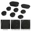 8PCS Motorcycle Accessories Black Frame Hole Cover Caps Plug For YAMAHA MT-09 MT09 Mt09 MT 09 SP 2021 2022 2023 2024 2025