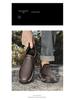 Plus Size Men's Leather Slip-On Loafers - Casual Outdoor Wear