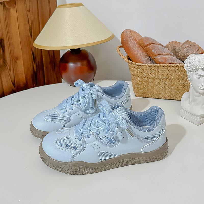 

Мода 2025 Весна Женские Повседневные Удобные Кроссовки Папы Детские Студенческие Кеды BE-6826 40 синий