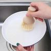 Long Handled Kitchen Cleaning Brush Solid Wood Dishwashing Brush  for Cleaning and Scrubbing Pots